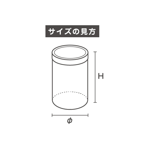 円筒のサイズの見方