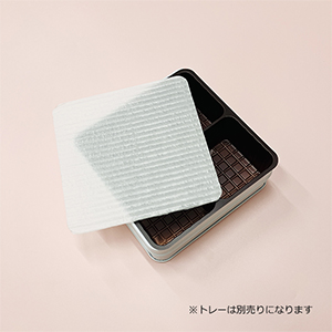 スクエア缶用天パットグラシン紙